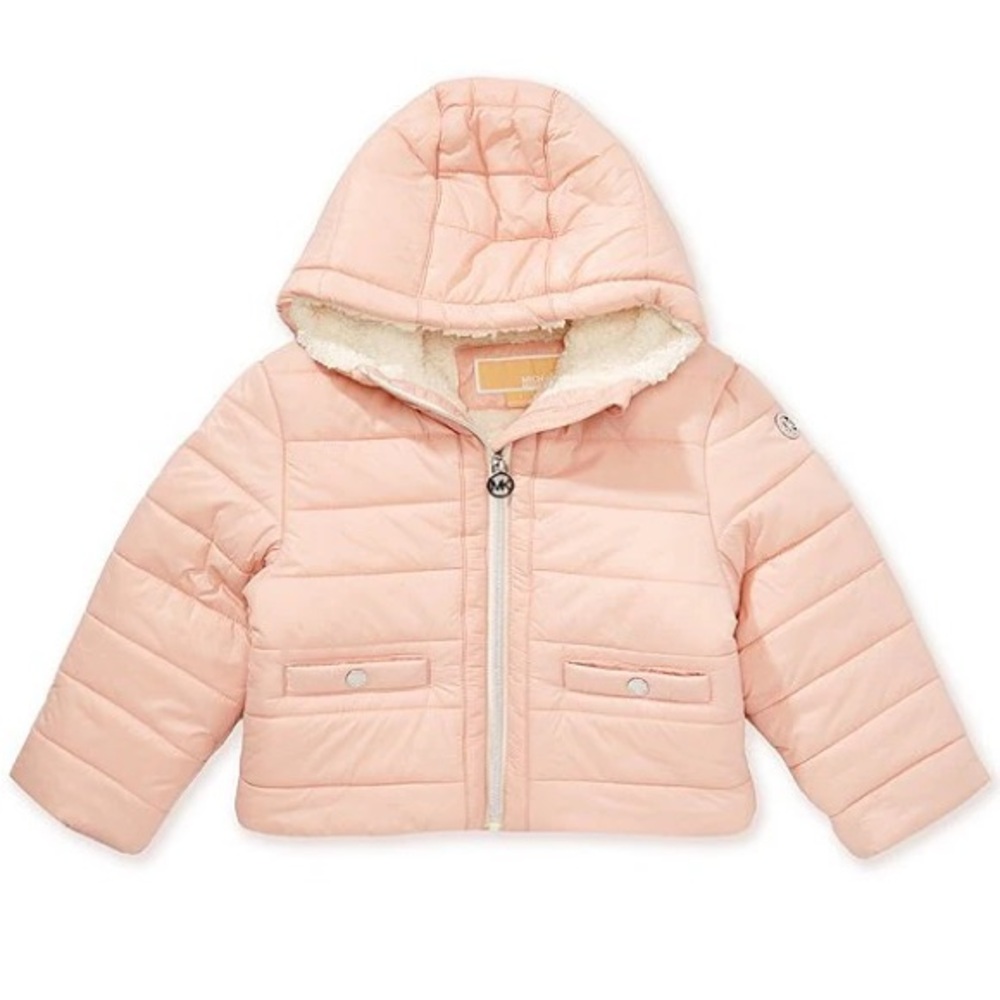 MICHAEL KORS Plush Lined Hooded Puffer Jacket